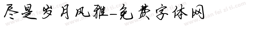 尽是岁月风雅字体转换