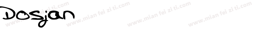Dosjan字体转换