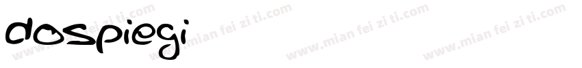 dospiegi样品字体转换