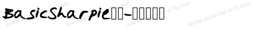 BasicSharpie字体字体转换