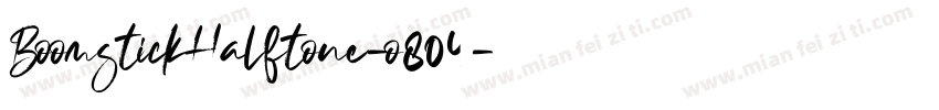 BoomstickHalftone-o804字体转换