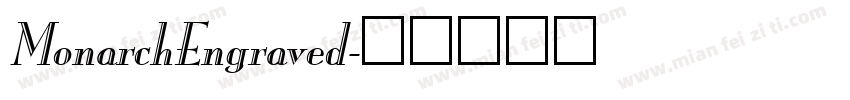 MonarchEngraved字体转换