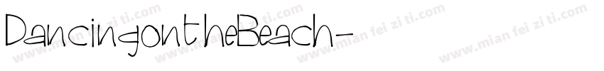 DancingontheBeach字体转换