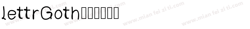 lettrGoth字体转换