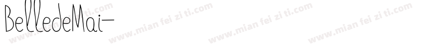 BelledeMai字体转换