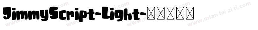 JimmyScript-Light字体转换