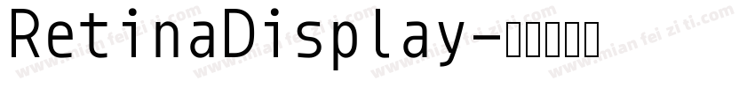 RetinaDisplay字体转换