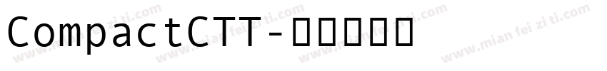 CompactCTT字体转换