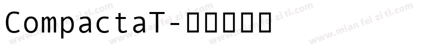 CompactaT字体转换