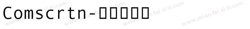 Comscrtn字体转换