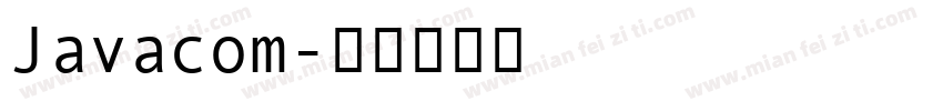 Javacom字体转换