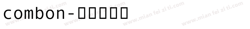 combon字体转换