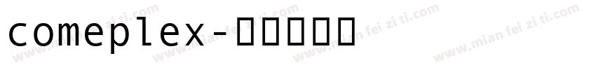 comeplex字体转换