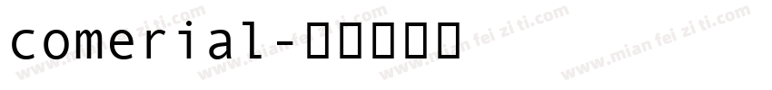 comerial字体转换