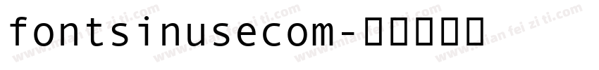 fontsinusecom字体转换