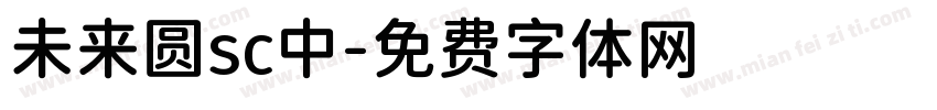 未来圆sc中字体转换