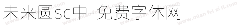 未来圆sc中字体转换