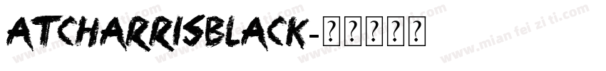 ATCHarrisBlack字体转换