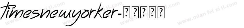 timesnewyorker字体转换