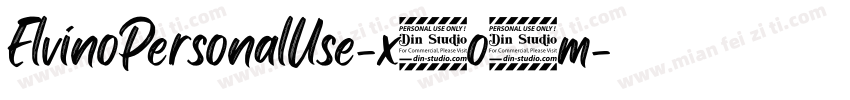 ElvinoPersonalUse-x3o8m字体转换