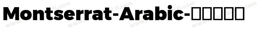 Montserrat-Arabic字体转换