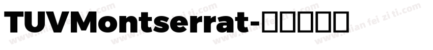 TUVMontserrat字体转换