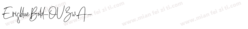 ErisblueBold-OVZwA字体转换