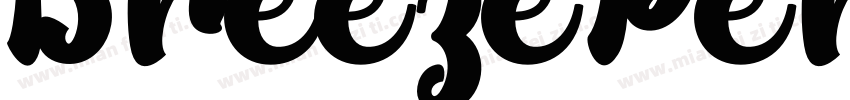BreezePersonalUseRegular-oYBz字体转换