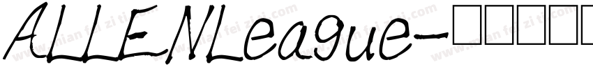 ALLENLeague字体转换