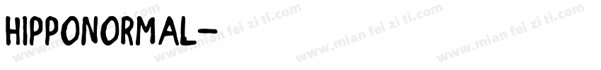 HippoNormal字体转换