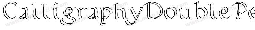 CalligraphyDoublePencil-mMDP字体转换