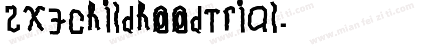 ZXFChildhoodTrial字体转换