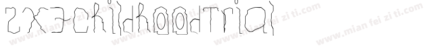ZXFChildhoodTrial字体转换