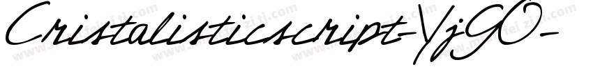 Cristalisticscript-YjGO字体转换