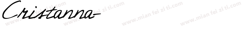Cristanna字体转换