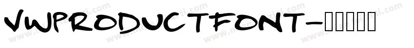 VWProductFont字体转换