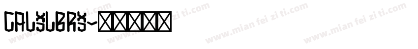 calilbri字体转换
