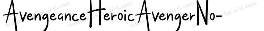 AvengeanceHeroicAvengerNo字体转换