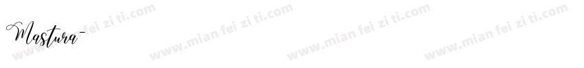 Mastura字体转换
