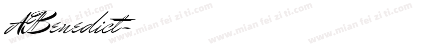 AIBenedict字体转换