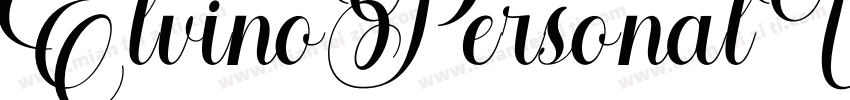 ElvinoPersonalUse-x3o8m字体转换