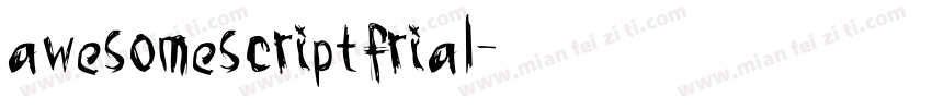 awesomescriptfrial字体转换