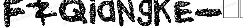 FZQiangKe字体转换