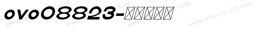ovo08823字体转换