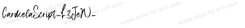 CarmelaScript-L3JeW字体转换