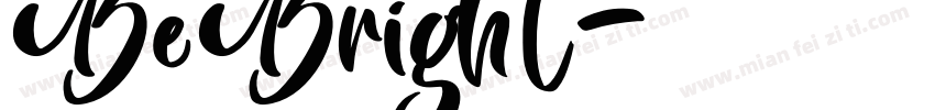BeBright字体转换