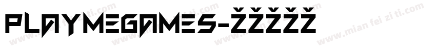 PlayMeGames字体转换
