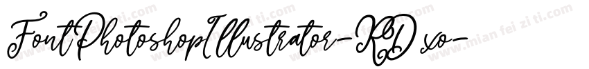 FontPhotoshopIllustrator-RDxo字体转换