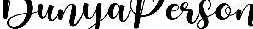 BunyaPersonalRegular-dG3g字体转换