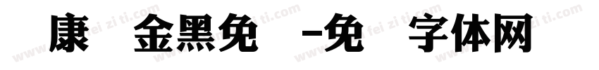 华康俪金黑免费字体转换